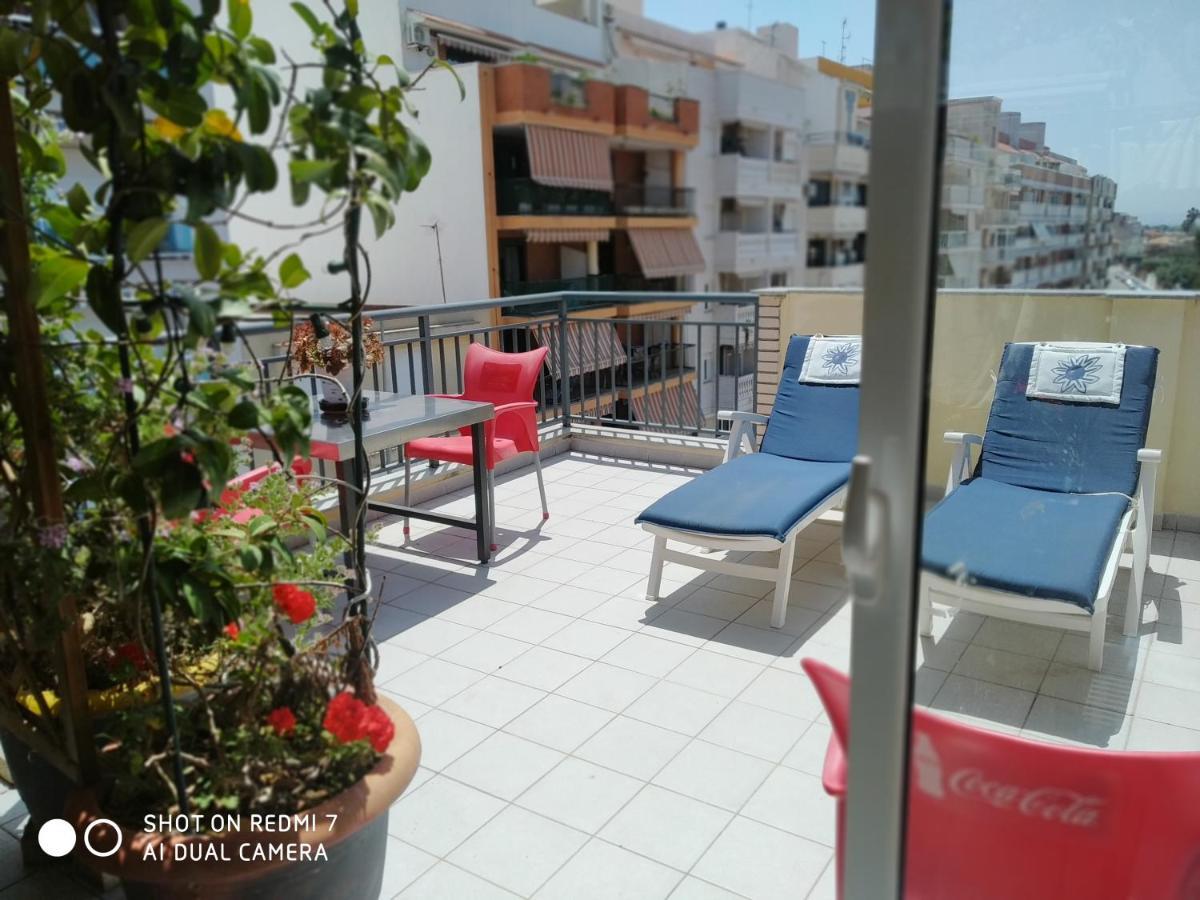 Habitacion Familiar En Un Atico Con Gran Terraza Y,Cocina ,En La Playa ブリアナ エクステリア 写真